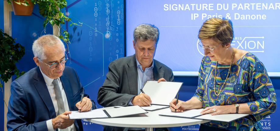 Danone et l’Institut Polytechnique de Paris signent un partenariat via le programme « IP Paris Connexion »
